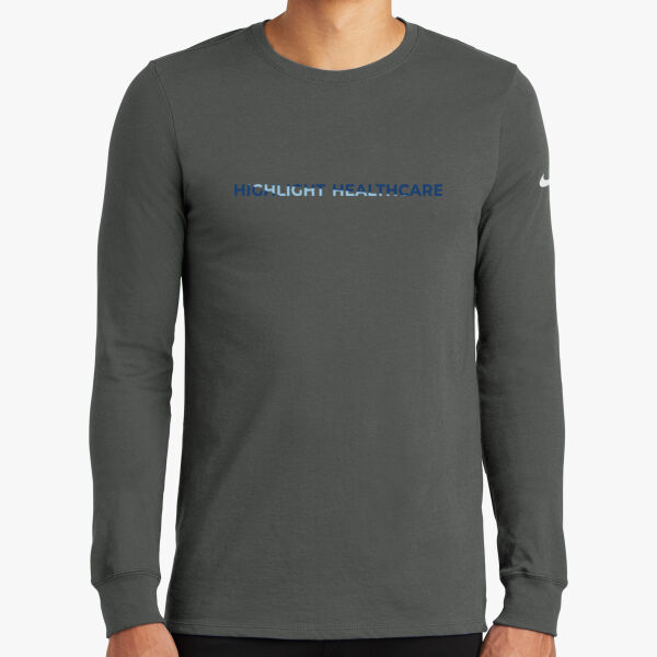 Nike Dri FIT Cotton/Poly Long Sleeve Tee Thumbnail