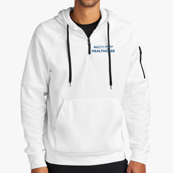 Nike FIT Pocket 1/4 Zip Fleece Hoodie Thumbnail
